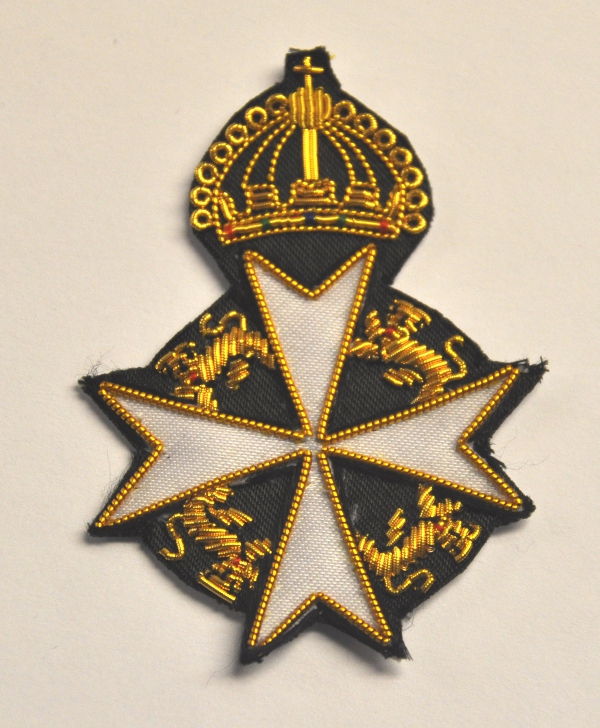 Knights Malta - Great Prior - Cap Badge - Embroidered